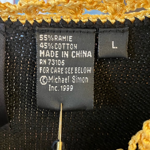 Michael Simon Beehive Sweater Like New 1999 - Picture 6 of 6